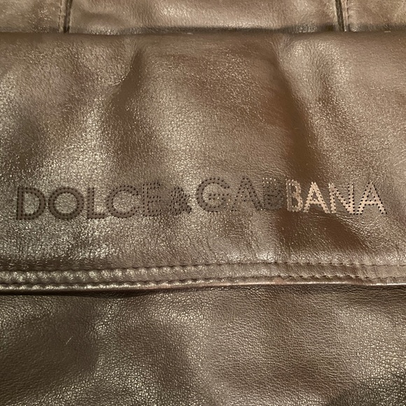 Dolce & Gabbana Tan Leather Briefcase - Picture 2 of 15